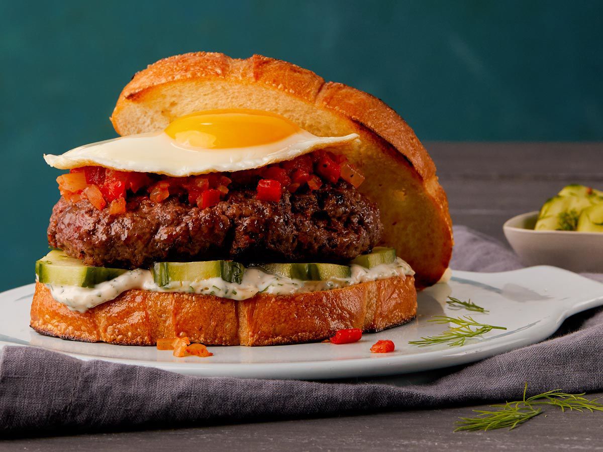 Shakshuka Sunrise Burger